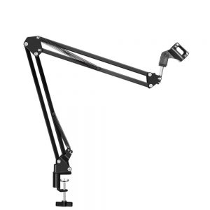 Microphone Stand With Phone Holder